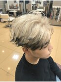 フェザーカットエンドカラー