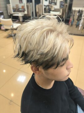 ヘアーズ ベリー 小林店(hairs BERRY) フェザーカットエンドカラー