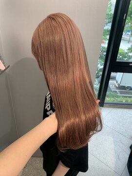 ペレ 梅田(PELE) ホワイトグレージュ/デジタルパーマ/チェリーブラウン/梅田