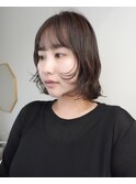 moca brown / パーマ生かしレイヤー