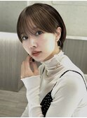小顔マッシュショート