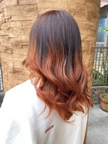 クラン ヘアーアンドスタジオ(CLAN hair & studio)&nbsp;オレンジグラデーション
