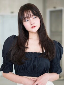 ケアリー 練馬(Carelly) デザインカラー/レイヤーカット/ウェットヘア/オリーブベージュ