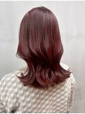 ロングくびれヘア韓国ヘア顔周りレイヤー美髪_ba552703