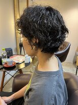 ビハインドザカーテン(BEHIND THE CURTAIN)&nbsp;マッシュショート×スパイラルパーマ