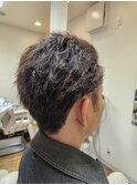 スパイキーショート×ピンパーマ