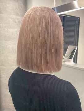 ルーブ トウキョウ(Loob. TOKYO) 池袋ハイトーンカラーワンブリーチベージュブラウンダブルカラー