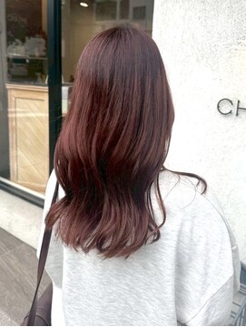 シャルムバイルーチェココ(CHARME by Lu'ce coco) アプリコットオレンジラズベリーブラウンロング