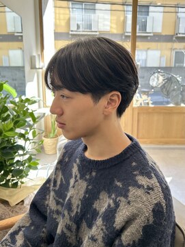 ブレス 西葛西店(BLESS) 【愛】シースルーマッシュ/ニュアンスパーマ/センターパート