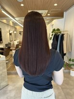 ウタリ(utari)&nbsp;艶髪ボルドーカラー【難波 桜川/髪質改善】