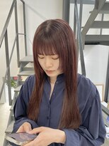 ヘアー アイス 御器所本店(HAIR ICI)&nbsp;20代30代美髪ストレート×髪質改善◎艶髪チョコレートブラウン