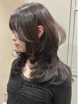 デディトゥ(dedyto)&nbsp;札幌大通レイヤーカットハッシュカット髪質改善韓国ボブ顔周り