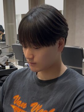 エルマーク 松山(L-MARK) マッシュヘア/黒髪/メンズカット/men's/フェザーパーマ