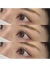 【流し目風デザイン】抜け感のある大人かわいいメーテルロッドまつ毛パーマ 