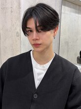 サイン メンズ 表参道(SIGN men's)&nbsp;フェザーパーマダウンパーマニュアンスパーマセンターパート