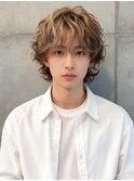 ツイスパシルバーメッシュツイスパメンズショートおしゃれ坊主