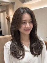 ルポシノエル(rupo si Noel)&nbsp;艶髪ロングレイヤー顔周りレイヤー小顔カット髪質改善ロング