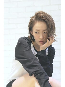 クーラ(Cura) 【原宿　Cura　小川雄基】　外ハネ×かきあげ×ウェット