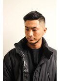 束感刈り上げビジネス七三ツーブロックアップバング247