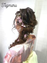 タグマル&nbsp;浴衣にもオススメ！サイドの編みおろし☆