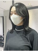 【 YOKE 】顔周りレイヤー横顔美人サイドバング韓国ヘア