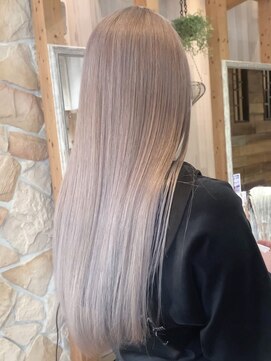 リード バイ ラグーン(LEAD by LAGOON) ホワイトミルクティーケアブリーチインナーカラーハイライト