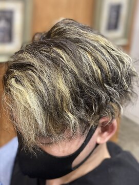 バーバーエレン 中野新橋店(BARBER ellen) メッシュ×スパイラル