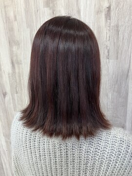 ヘアアートパーリオ 飾磨店(hair art PALIO) ピンクカラー×暖色