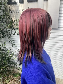 リリィ(LILY) つやつやピンクのアンブレラカラー