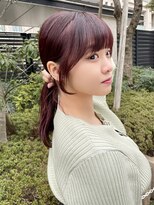 ノラ ヘアーサロン(NORA HAIR SALON)&nbsp;ナチュラル小顔前髪あり後れ毛サイドバング結べるボブくびれヘア