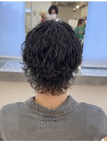 ビカム 名駅(become)&nbsp;波巻きウルフマッシュウルフ縦落ちパーマ名古屋ウルフカット名駅