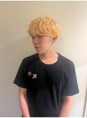 メンズ抜きっぱなしブロンド