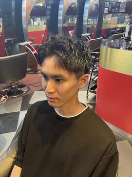 グリッツ (GLITZ) メンズカットアップバングスパイキショートツーブロック