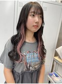 インナーエクステ　パールピンク