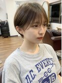 【畑中正敏】オリーブベージュニュアンスパーマウェットヘア