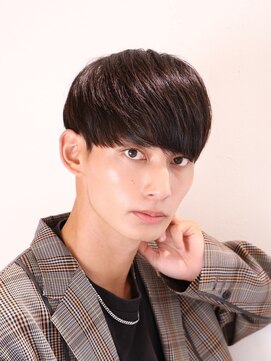 ネイビー(NAVY) 大人のナチュラルマッシュ サラサラヘア