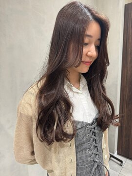 マッシュ 天王寺あべの(MASHU) 艶×柔らかさ　イノアカラーラベンダーグレージュ