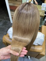 ジーナ 渋谷本店(Zina)&nbsp;★ ハイトーンでもこのツヤ！感動の美髪トリートメント【Kengo】