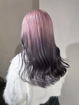 ザ オーダー(THE ORDER) ホワイトピンク/グレー/グラデーションカラー/ルーツカラー