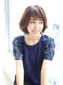 大人フェミニンボブ