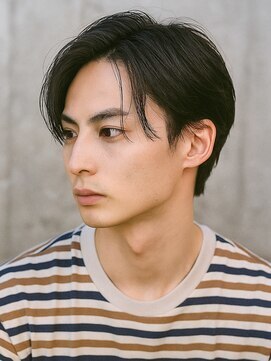 メンズルシードスタイルベル(mens LUCIDO STYLE BELLE) ビジネスマンスーツ清潔感アップスタイル好感度黒髪ショート