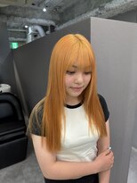 ロテ 名古屋 名駅店(Lote.)&nbsp;くびれヘア/アプリコットオレンジ/夏のヘアアレンジ