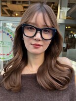 アミー 駒澤(Ammy komazawa)&nbsp;シアーベージュ/レイヤーカット/レイヤー/顔周り/ミディアム