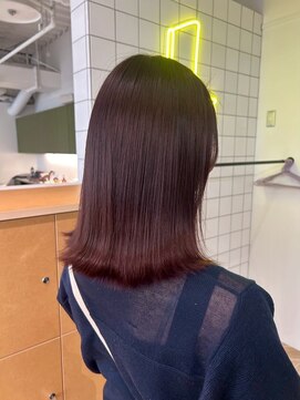 ラヴィズム(LUVISM) 顔周りレイヤー/ダブルカラー/髪質改善/ケアブリーチ万代新潟駅