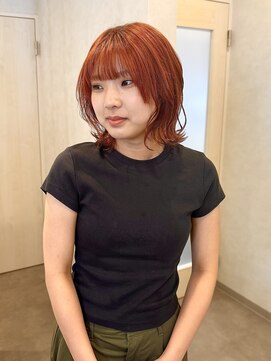 リタ(Lita.) オレンジ　ブリーチカラー