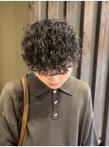 波まきパーマ