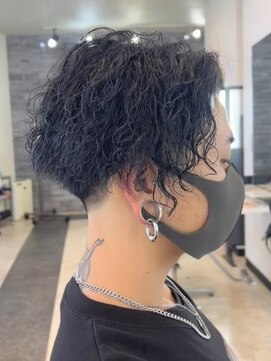 ガーデン 西川田店(garden) 宇都宮波巻きスパイラルパーマ波巻きパーマセンターパートメンズ