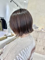 ビューバイネオリーブ 用賀店(Beau'r by neolive) 大人ガーリーダークアッシュ似合わせカットミディアムレイヤー