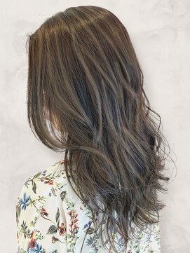 ケーズヘアー 津田沼SHORE店(K's Hair) 艶髪ミデイアムレイヤー×顔周りカットで大人可愛いゆるふわヘア