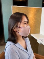クイーンズゲート RITZ店(Queens's gate)&nbsp;レイヤーカットでハネ感と、インナーカラー